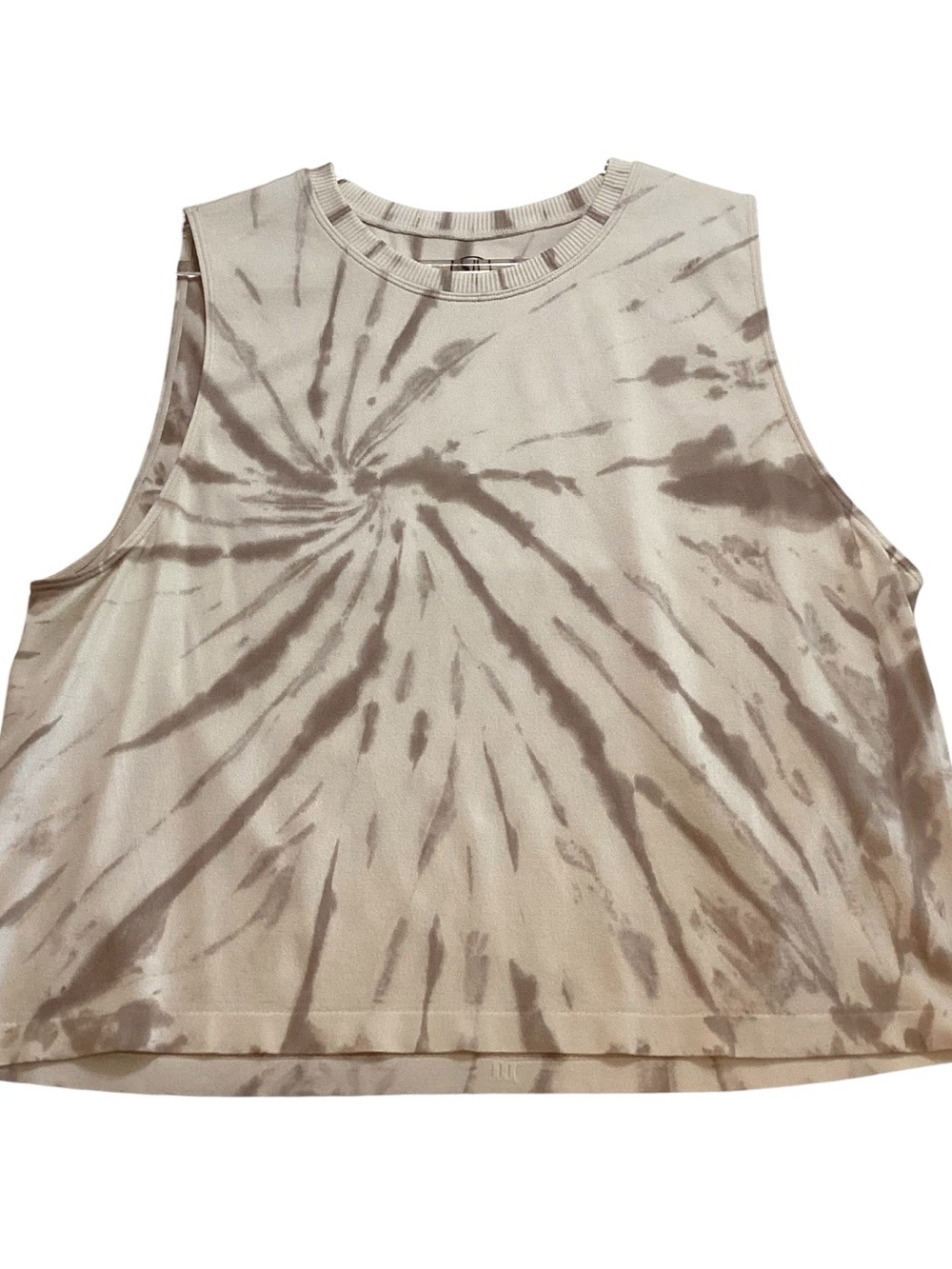 Sage Collective Tie Dye Audrey Crew Neck Tank Top Large